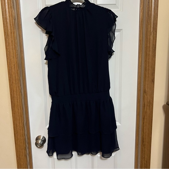 1. State Navy Blue Mock Neck Sleeveless Dress Size XL - Picture 3 of 8